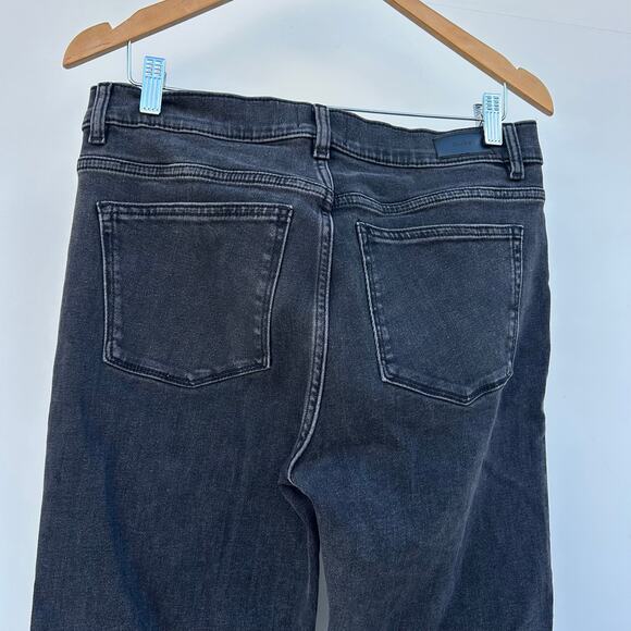 DL1961 Denim Jeans Bridget Boot Cut 31.5” Raw Hem Charcoal Grecian 30 Flare - Picture 5 of 11